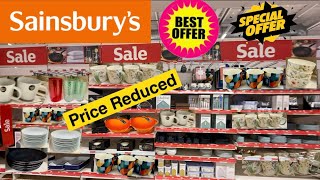 Sainsbury’s Price Reduced Sale . Kitchen items & Kitchen Appliance . Full Walking Tour .  Easter Shopping At Sainsbury S Huge Discounts On Clothes Dishes Lamb