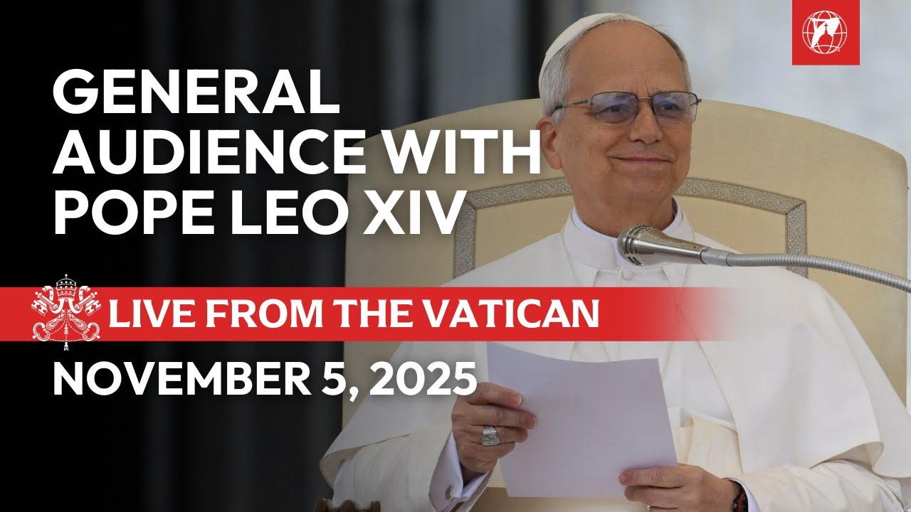 LIVE From The Vatican General Audience With Pope Leo XIV November 5 2025
