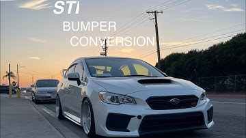 STI BUMPER CONVERSION!!!!