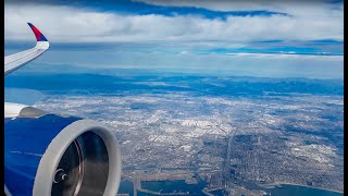 Delta A350 ROARING OUT OF LAX!!!! LOUD and POWERFUL ENGINES! w/ Air Traffic Control Audio