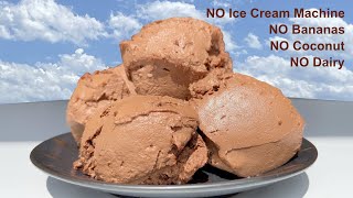 Easy Homemade Vegan  Ice Cream(no ice machine, no banana, no coconut) BEST plantbased ICE CREAM