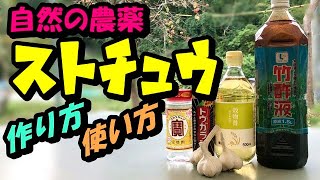 家庭菜園 無農薬栽培におすすめ 無農薬 虫除け ストチュウ 害虫駆除 土壌殺菌 栄養液肥の簡単な作り方 Youtube