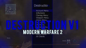 Modern Warfare 2 : Destruction 1.0 All Client Menu RGH+JTAG Paid Menu  - @ModzSuper