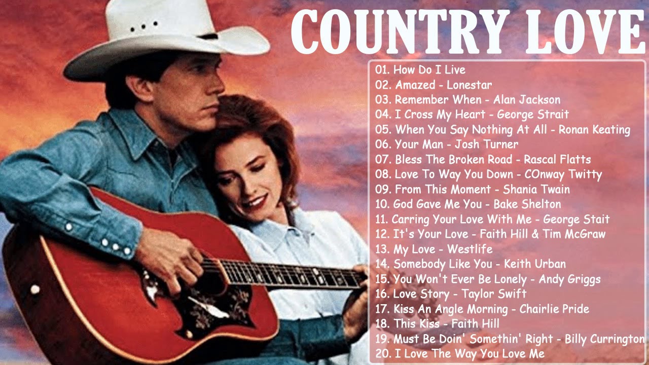 Best Classic Country Love Songs Of All Time - Greatest Old Romantic