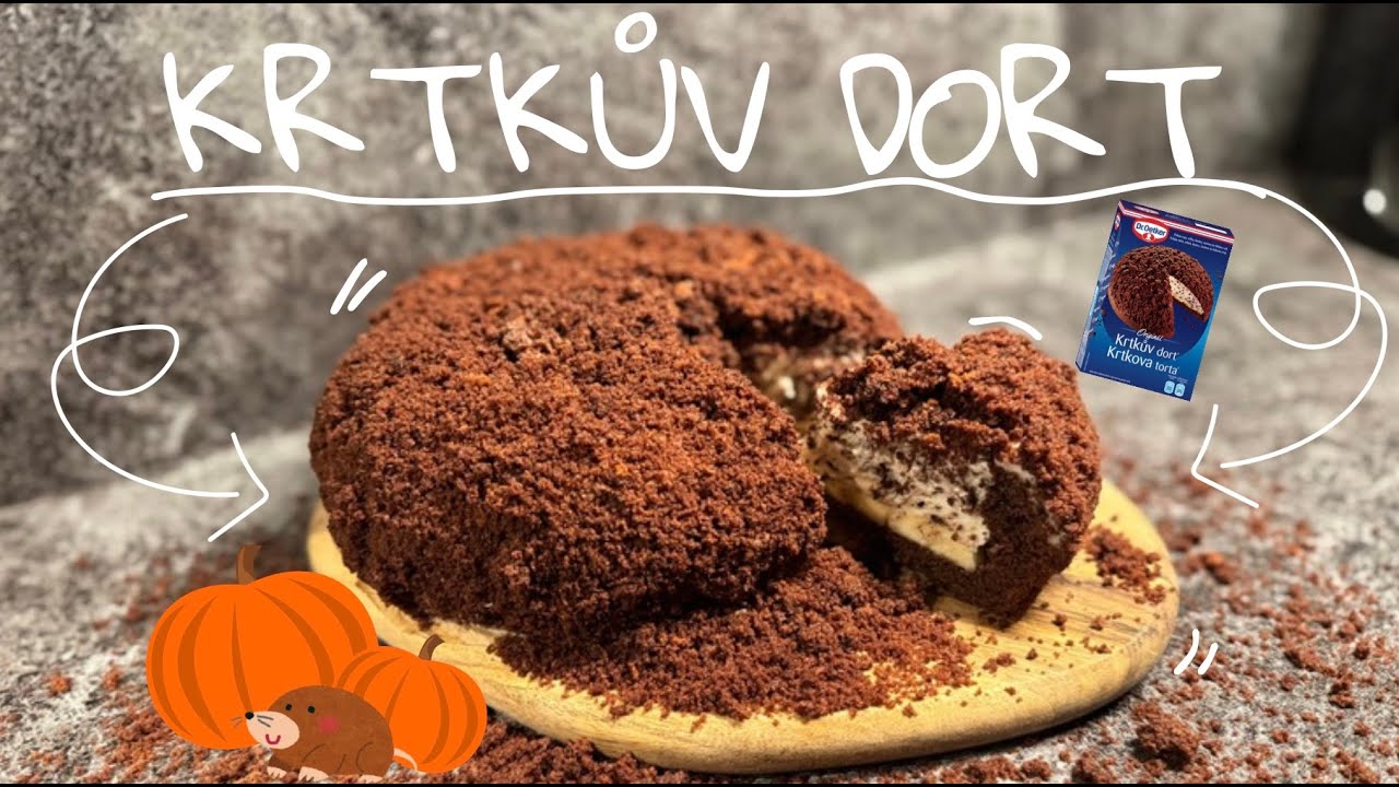 🍰 Krtkův dort z krabice – rychlé a snadné pečení!