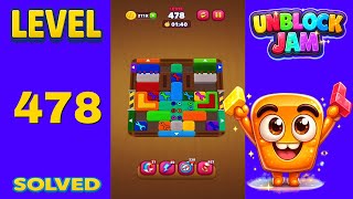 Unblock Jam Level 478 Walkthrough Solution