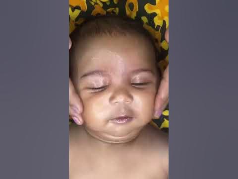 Viyaan baby enjoying the face massage🥰 #shorts #babymassage - YouTube