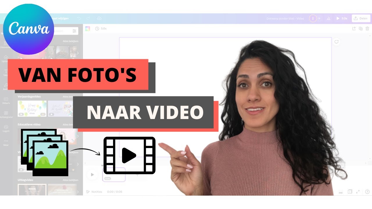 Hoe Maak Je Een Video Met Foto'S In Canva? Snel & Makkelijk Video'S Maken -  Youtube