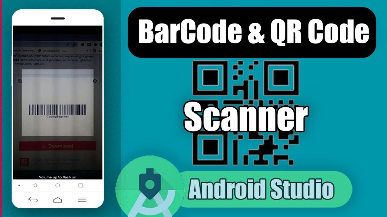 Implement Barcode QR Scanner in Android Studio Barcode Reader | Cambo  Tutorial - YouTube