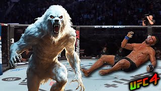 Mike Tyson vs. White Werewolf (EA sports UFC 4)