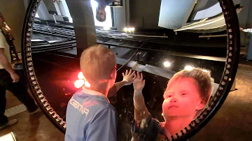 Why do concave mirrors make images bigger or smaller?