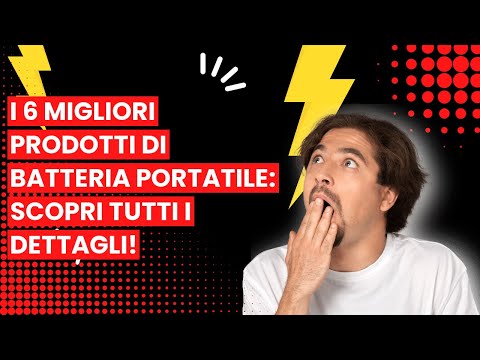 【Batteria portatile】I 6