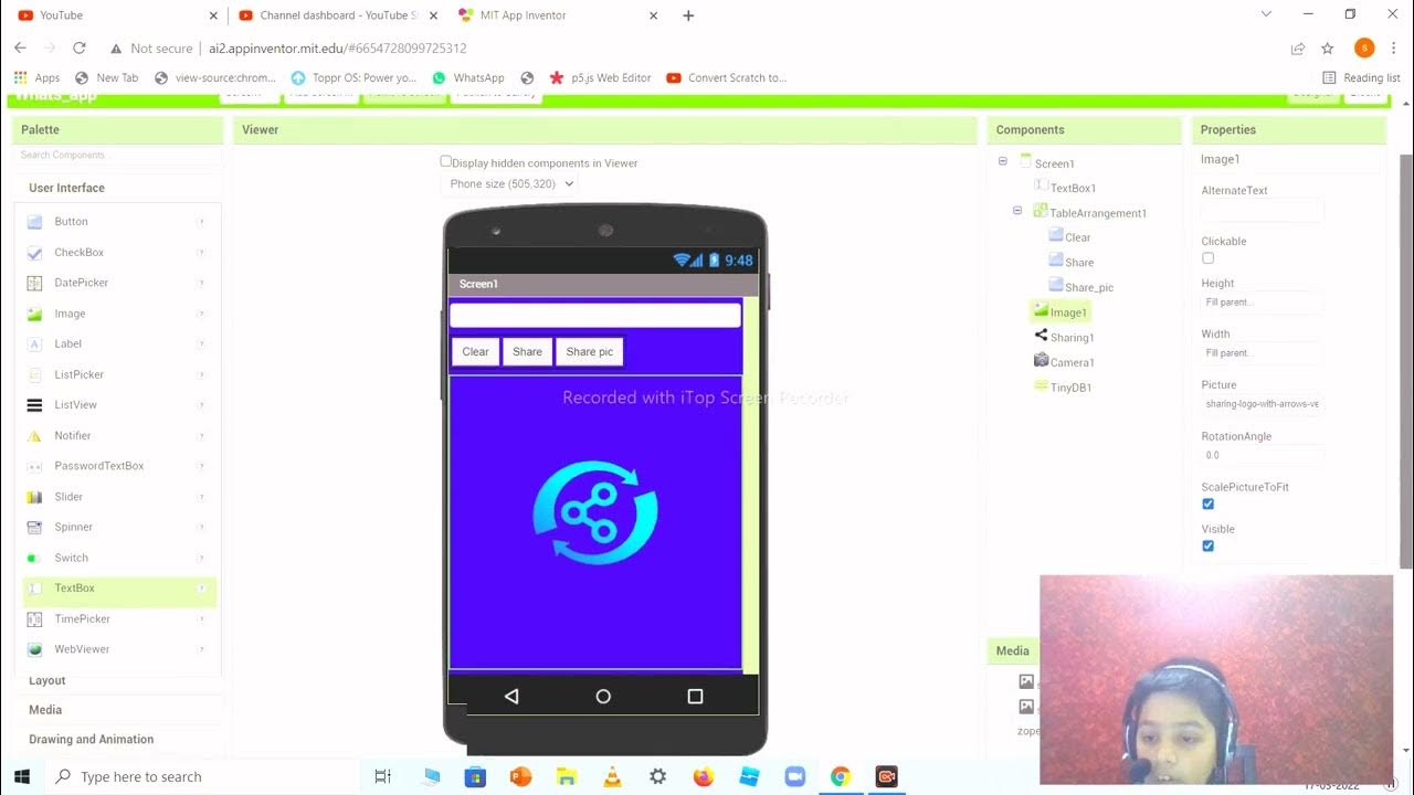 Connecting MIT APP Inventor from Whatsapp YouTube