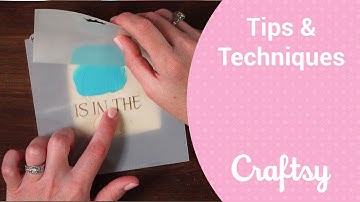 How to Use  a Stencil for a Unique Cookie Finish