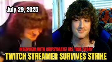 Struck by Lightning LIVE on Twitch – His True Story | CRIPSY MATE