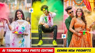 Holi Photo Editing Gemini Prompts | Happy Holi Ai Photo Editing | Google Gemini Holi Photo Editing  screenshot 4