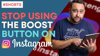 Stop Using The Boost Button On Instagram! #Shorts