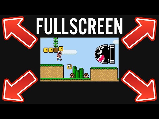Simple Ways to Make a Game Fill the Screen