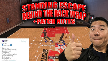 STANDING ESCAPE/ BEHIND THE BACK TUTORIAL AFTER PATCH! (+ PATCH NOTES) HOW TO DRIBBLE NBA 2K20