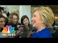 Hillary Clinton Won’t Talk About Elizabeth Warren Meeting But Will Talk About Chai | NBC News