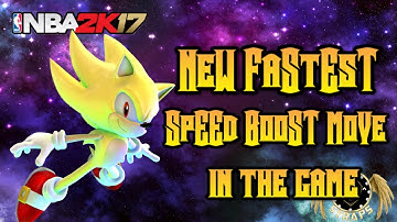 Nba2k17 New Fastest Speed Boost Move in The Game