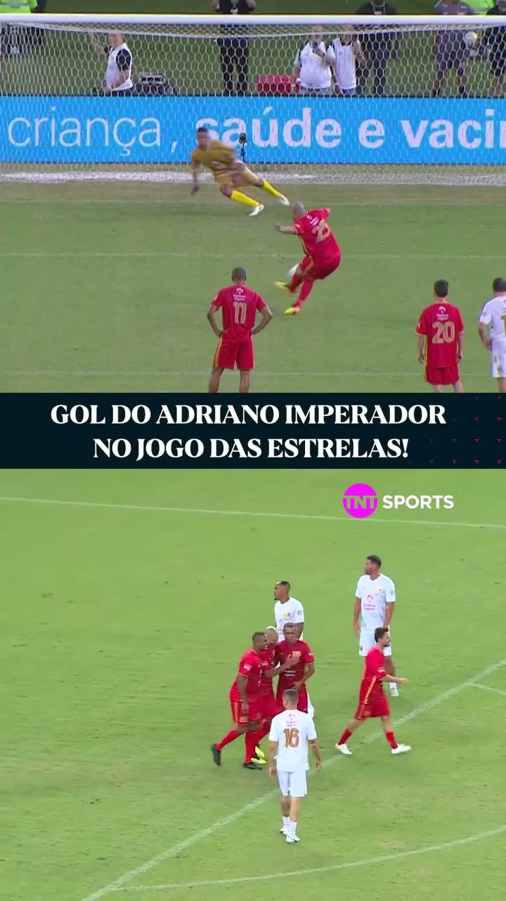 OLHA O IMPERADOR AÍ! ADRIANO DEIXOU O DELE NO JOGO DAS ESTRELAS! #shorts