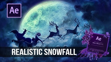 Create Realistic Snowfall in After Effects | CC Snowfall | After Effects Tutorial