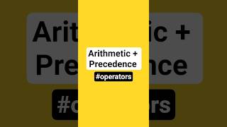 Arithmetic with Precedence (operators) #python