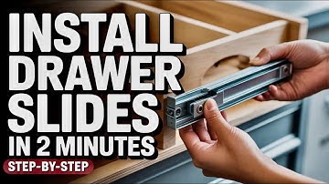 The EASIEST Way to Install Drawer Slides — Anyone Can Do This