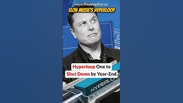 Hyperloop One to Shut Down by Year-End. #elonmusk #musk #tesla #news #hyperloop