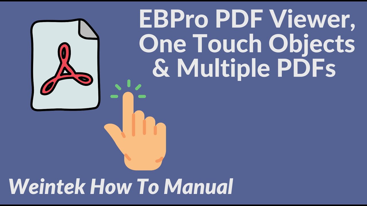 How to create a simple PDF view project - Weintek USA EBPro