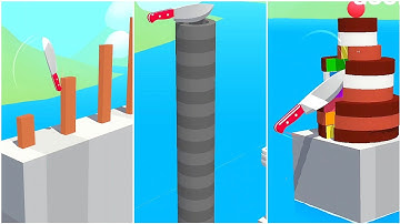 Slice It All Gameplay # 34, Very Satisfying and Relaxing Cutting ASMR Walkthrough ios Android Games