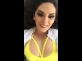 Vania Manzano/Periscope (7) Bikini Amarillo