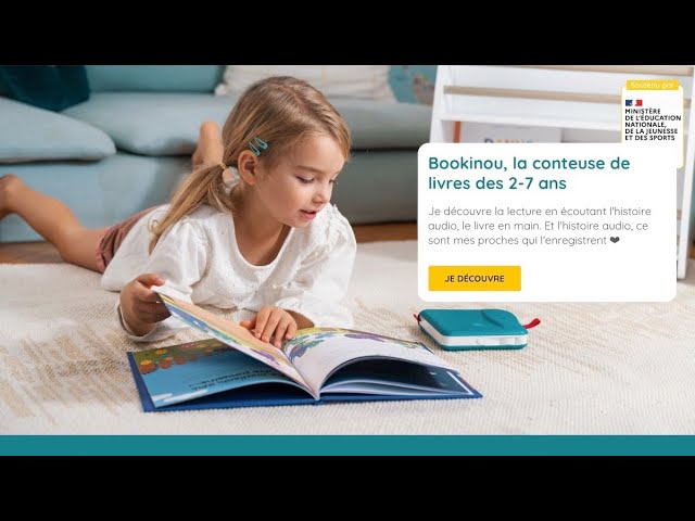 Bookinou, la 1ère liseuse conteuse audio pour enfant (teaser) 