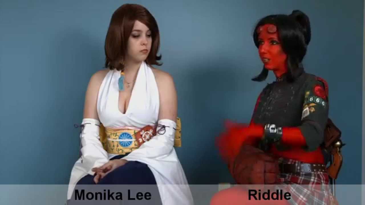 Riddle & Monika Lee Armageddon Expo Interview - 2015 - YouTube