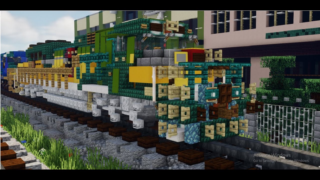 Minecraft Union Pacific SD70ACe Chicago & north westen 1995