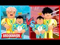 PADRE RICO BUENO vs PADRE RICO MALO en BROOKHAVEN - Roblox YoSoyLoki