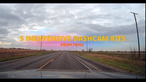 5 Inexpensive Dashcam Kits #temu #dashcam