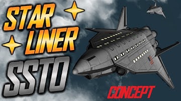 STARLINER SSTO CONCEPT | Kerbal Space Program | KSP 1.12.2