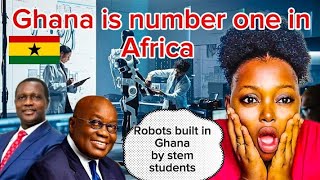 Shocked to see how the STEM students of GHANA are going global with TECHNOLOGY/ROBOT built in GHANA.