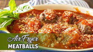 How to Make the BEST Air Fryer Meatballs | EASY & DELICIOUS 😋