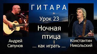 Ночная птица_Константин Никольский_как играть (Рок-студия Квинта)