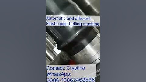 R type PVC pipe belling production process,pipe socketing machine,plastic pipe belling machine