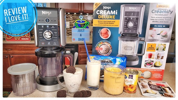 Ninja CREAMi Deluxe 11-in-1 Ice Cream Maker Review + Non-Dairy