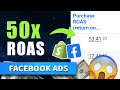 This is exactly how i got 50x roas with facebook ads for shopify dropshipping 