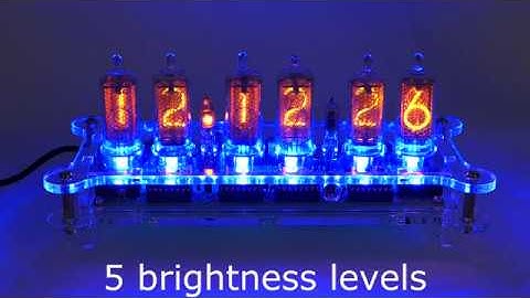 Nixie clock with IN-8-2 tubes