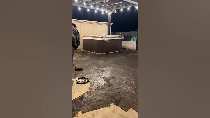 How to apply a water based bitumen waterproof #construction #waterproof #ghana