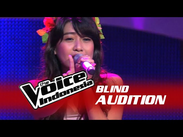 Vanessa Axelia Halo I The Blind Audition I The Voice Indonesia 2016 class=