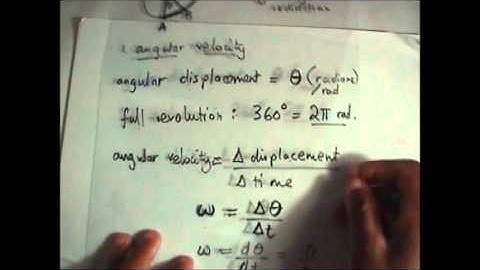 Angular Velocity , Period and Tangential Velocity