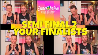 EUROVISION 2024 SEMI FINAL 2 - YOUR FINALISTS